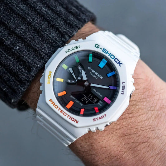 CasiOak Arctic Rainbow Gshock Outlet