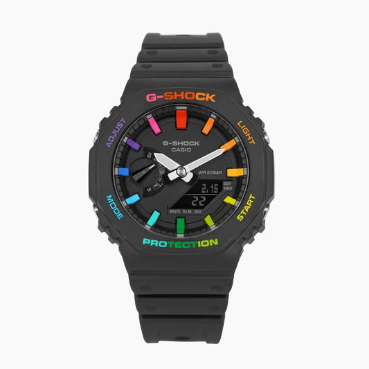 CasiOak Black Rainbow Gshock 