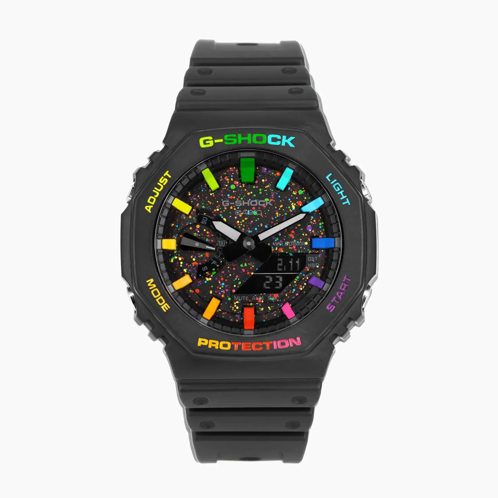Gshock CasiOak Galaxy Rainbow 